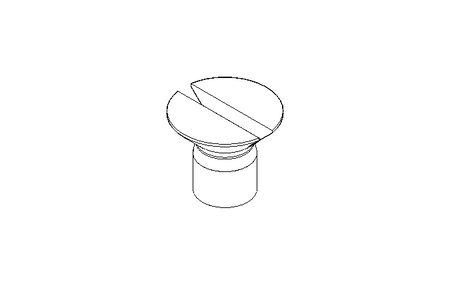 Countersunk head screw M8x12 A2 ISO2009