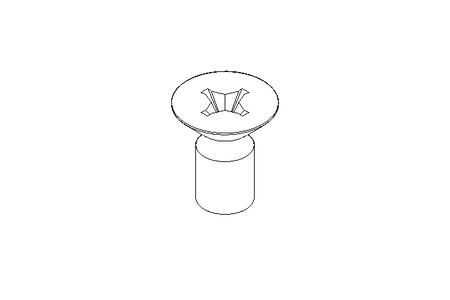 Countersunk head screw M10x20 A2 70