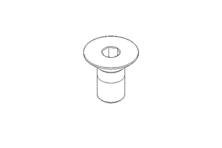 Countersunk head screw M5x10 A2 70