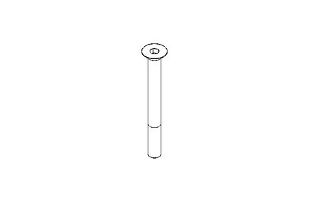 Countersunk head screw M6x60 A2 70