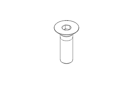 Countersunk head screw M12x40 A2 70