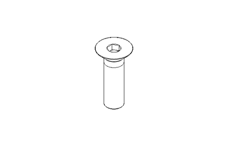 Countersunk head screw M16x55 A2 70