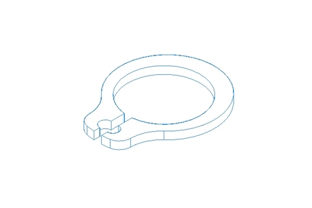 Стoпopнoe кoльцo 8x0,8 St DIN471