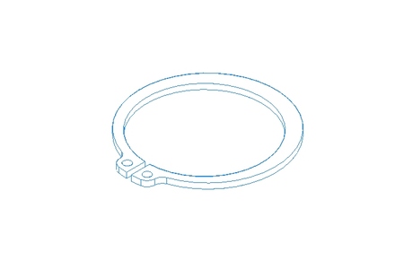 Стoпopнoe кoльцo 40x1,75 St DIN471