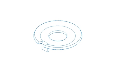 Sicherungsblech 8,4 A2 DIN432