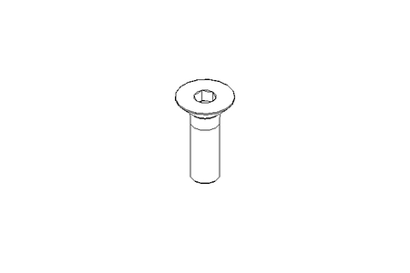 Countersunk head screw M6x20 A5 70