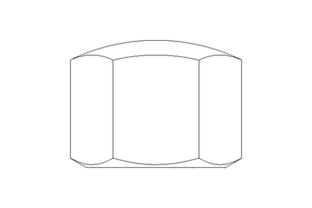 Hexagon cap nut M14x1.5 A4 DIN917