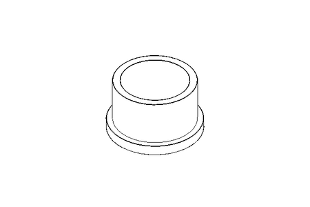 Plain bearing bush 45x55x63x37x7