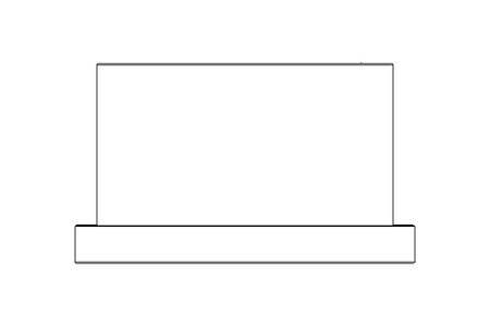 Plain bearing bush 45x55x63x37x7