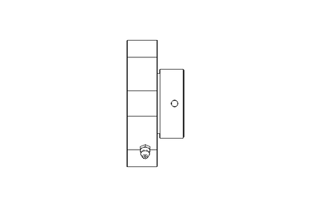 Flange bearing GLCTE 35x94x41.8