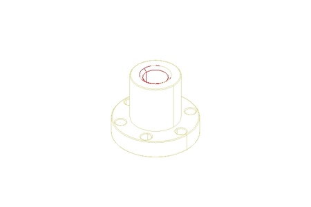 Threaded nut TR20x4 PA