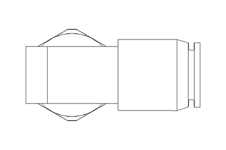 L PLUG-IN UNION QSRL-G1/4-8-K-SA