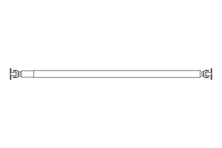 Universal joint shaft D=150 L1=2740 L2=