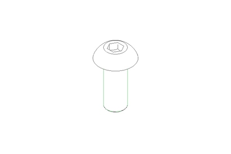 Flat head screw M4x10 A2 ISO7380