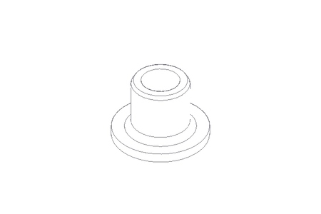 Plain bearing bush FM 3x4.5x7.5x5x0.75