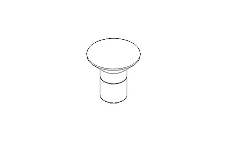 Countersunk head screw M5x10 A2 70