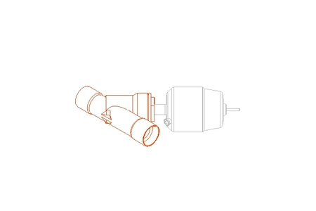 PNEUMATIC STRAIGHT-WAY VALVE