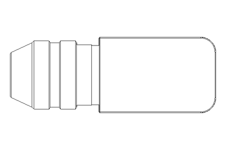 Round plug connector M12 profibus