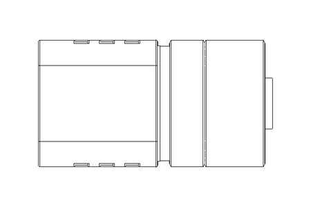 Round plug connector M12 profibus