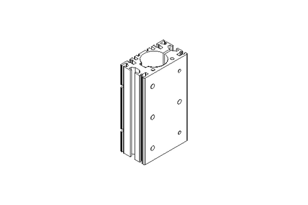 Flansch 37 für Linearmotor