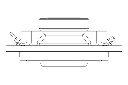 Flange bearing 100x340x145