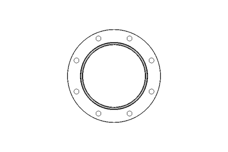 Steril-Flansch DN 125 ISO Form V 1.4539