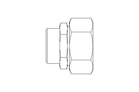 Reducing coupling L 35/28 St ISO8434