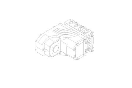 Flat gear servo motor 25 Nm