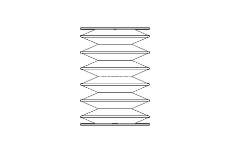 Rubber bellows L=28-146 d=48