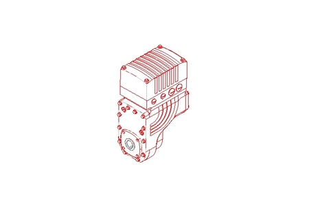 FLAT GEAR SERVO MOTOR 64 NM