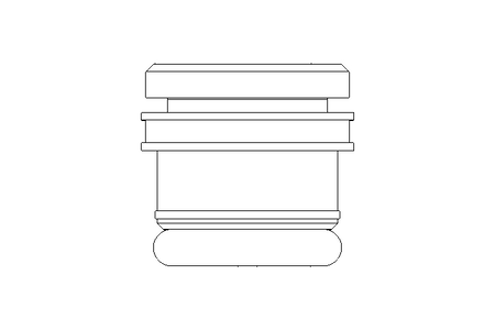 Anschlusspatrone D=8 für Metallkörper