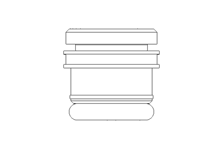 Anschlusspatrone D=8 für Metallkörper