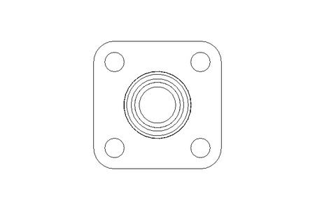 Flange pipe connection L 15 St-Zn