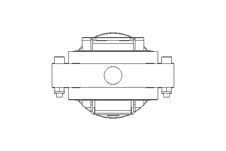 Butterfly valve B DN065 OVO NC F