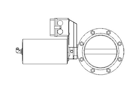 Butterfly valve BR DN150 FVF NC E