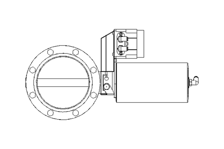 Butterfly valve BR DN150 FVF NC E