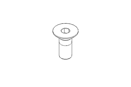 Countersunk head screw M4x10 10.9