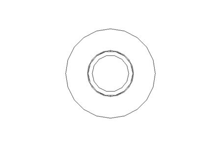 Countersunk head screw M10x135 A2 70