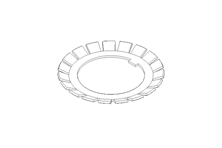 Locking bracket MB8 40x62 St-Zn DIN5406