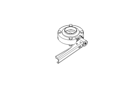 Butterfly valve B DN050 WVW MA F