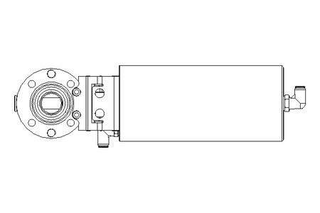 Butterfly valve B DN025 OVO AA F