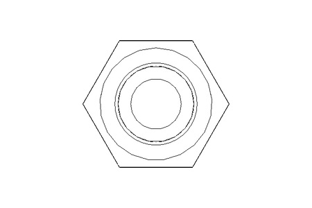 Hexagon screw M6x45 8.8 ISO4014