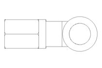 Pipe screw connector LL 610 R1/8" 1.4571