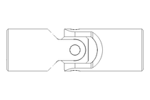 UNIVERSAL JOINT  E10X 16    DIN808