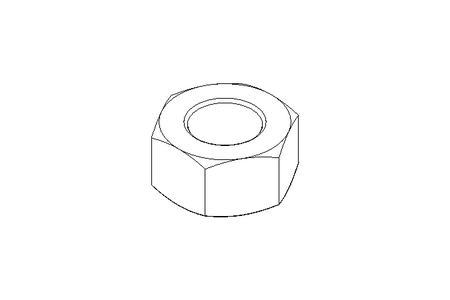 Hexagon nut M42 St-Zn DIN934