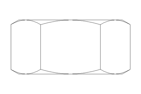 Hexagon nut M42 St-Zn DIN934