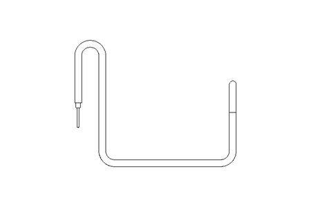 Tubular heating element 230V 400W