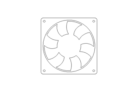 Axialventilator 230V 19W