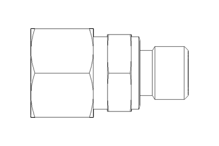 Pipe screw connector L 12 G1/4" 1.4571