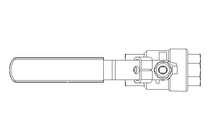 Ball valve G1/4" PN63 1.4408